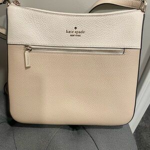 kate spade Cream and Tan Crossbody Bag